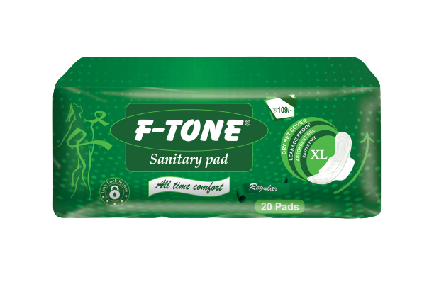 Kidfit Pro Junior Baby Diaper Free F-Tone Sanitary Pad XL 280mm Rs.36/- - Image 2